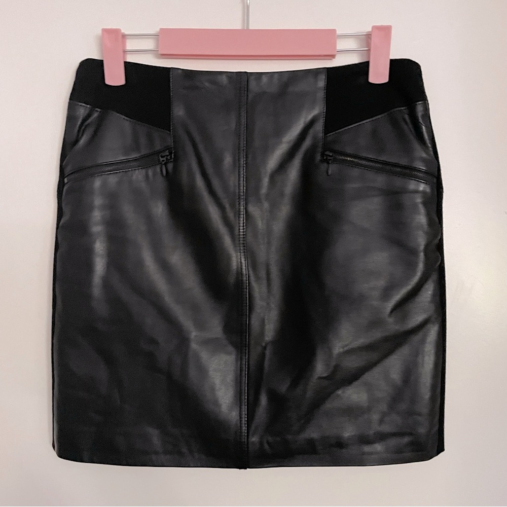Theory Black Mini Skirt